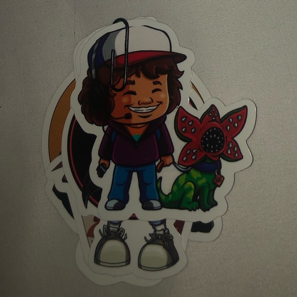 5 pc Stranger Things stickers anime edition - Picture 7 of 7